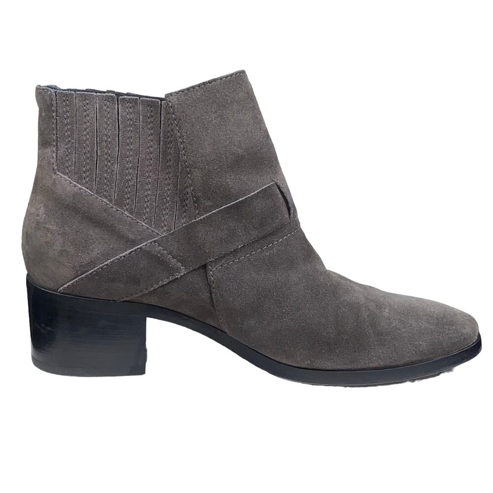 Aquatalia Women’s Foster Grey Suede Ankle Boot Size US 9.5 - Picture 4 of 11